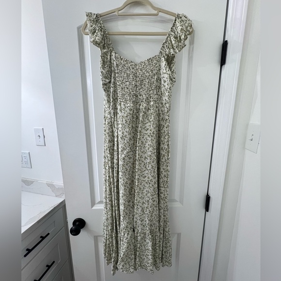 REFORMATION BONDI MIDI DRESS- Ivy - Picture 5 of 5